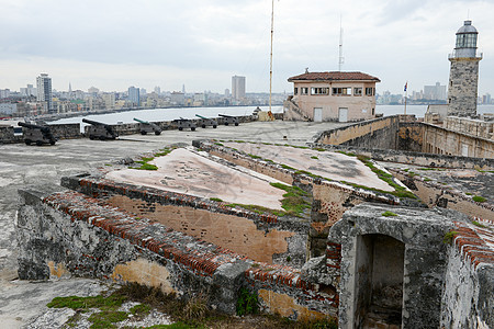 El Morro堡垒与哈瓦那市背景相伴 吸引力图片