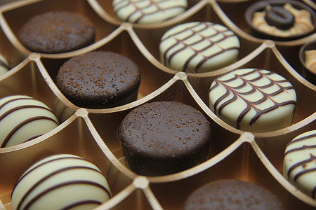 盒装巧克力糖果 包装 松露 展示 浪漫 可口 礼物盒 小吃图片