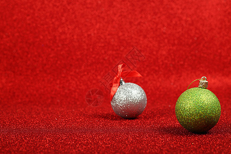 圣诞球 圣诞舞会 新年 弓 庆典 闪亮的 魅力 假期背景图片