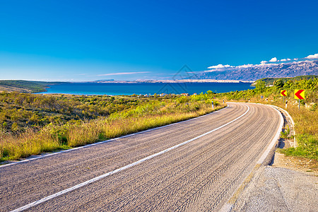 克罗地亚海路风景公路图片