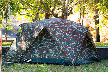 登山和露营帐篷矢量图标 设计伪装式帐篷收藏 营地 房子图片