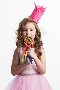 糖果公主女孩 假期 裙子 甜点 孩子 工作室图片