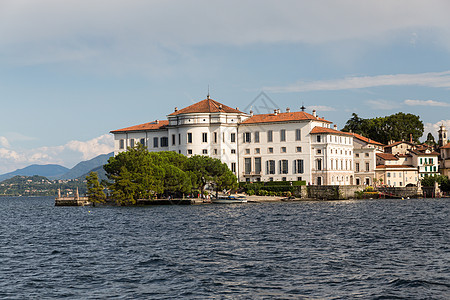 意大利斯特雷萨附近马吉奥雷湖的Isola Bella 美丽 伊索拉图片