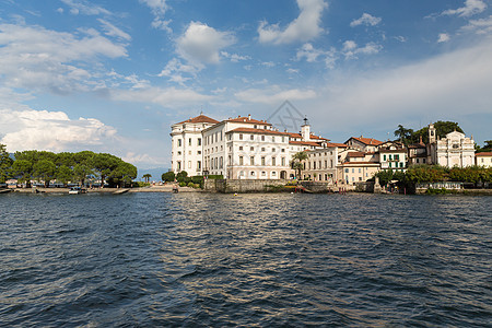 意大利斯特雷萨附近马吉奥雷湖的Isola Bella 巴洛克风格 花园图片