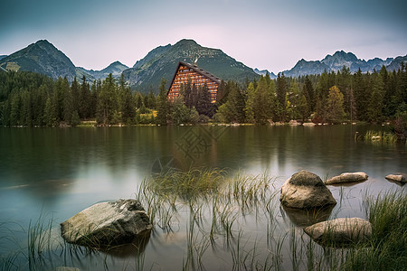 山峰下山区湖 岩石 爬坡道 旅行 风景 旅游 塔特拉图片