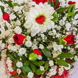 美丽的花卉装饰 玫瑰 巧克力 天 花瓣 花的 庆典图片