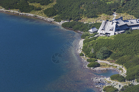 塔特拉高山5湖谷的夏季 斯洛伐克 旅行 欧洲 全景 晴天图片