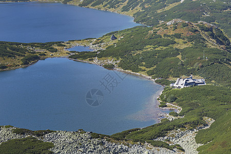 塔特拉高山5湖谷的夏季 假期 欧洲 爬坡道 扎科帕内 宁静图片