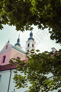 波兰维格里的卡马尔多利山修道院 夏天 建筑学 房子图片