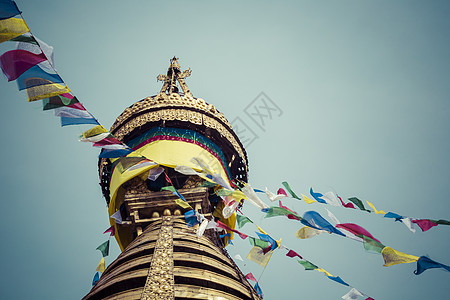 尼泊尔加德满都猴子寺庙的Stupa 旅行 建筑图片