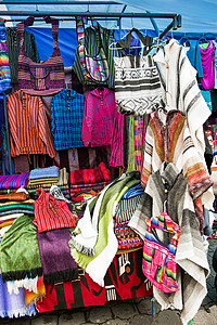 奥塔瓦洛多彩色土著市场 历史 文化 工作 店铺 传统的图片