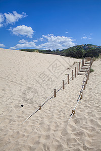 Wooden 登上通往沙滩的路 脚 木头 水图片