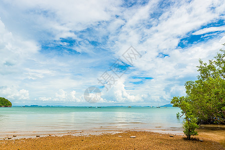 安达曼海上美丽的乌云 美丽的风景图片