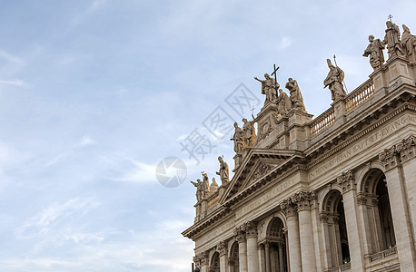 罗马Labano市圣乔瓦尼比萨利卡 镇 基督教图片