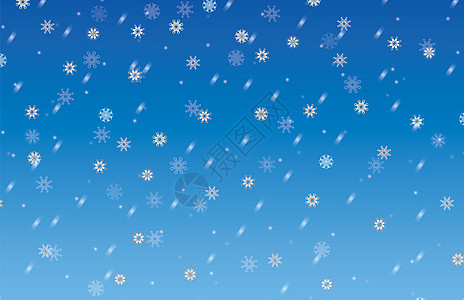 飘落的雪花圣诞贺卡 冬天抽象背景图 插图 降雪图片