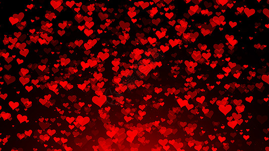 与心脏的抽象背景 数码插画 氦 丘比特 卡片 恋人图片