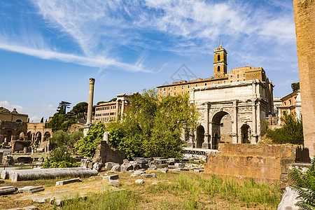 意大利罗马罗马论坛的废墟图片