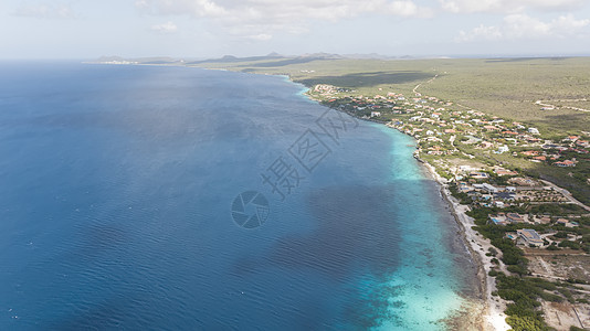 博内尔岛加勒比海 Bonaire 海岸 支撑图片