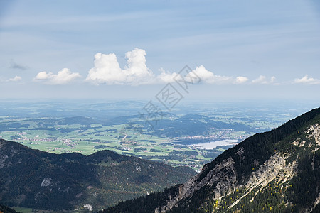 坦海默塔尔奥地利 草地 山 天空 高山 蒂罗尔 蓝色的图片