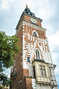 Krakow历史广场的旅游建筑景点 建图 镇 城市图片