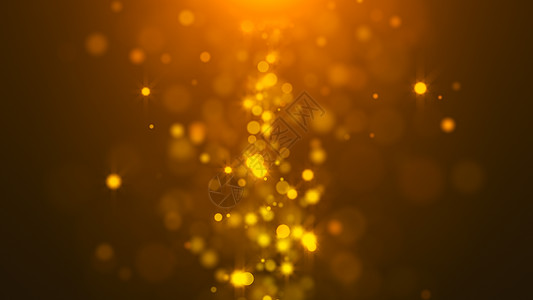 黄金抽象散景背景 3d 渲染数字背景 圣诞节图片