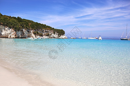 希腊Antipaxos海滩图片