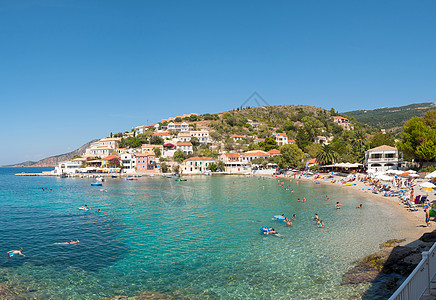 希腊凯法洛尼亚岛阿索斯村图片