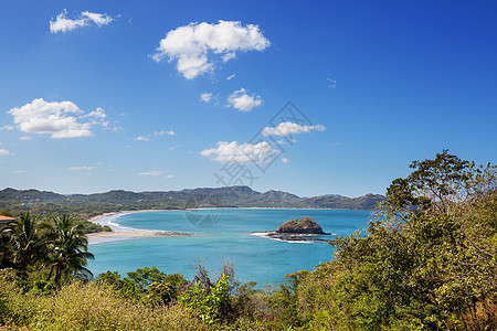 哥斯达黎加的海岸 波浪 假期 晴天 日落 美丽的 支撑图片