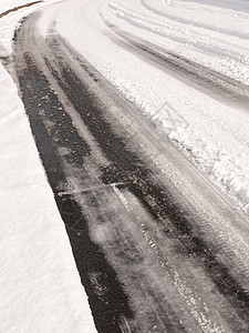 冬季路经乌克庄园 没有车道空雪 降雪 运输 国家图片
