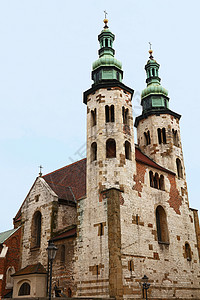 波兰克拉科夫圣安德鲁布列克教堂 崇拜 镇 城市图片