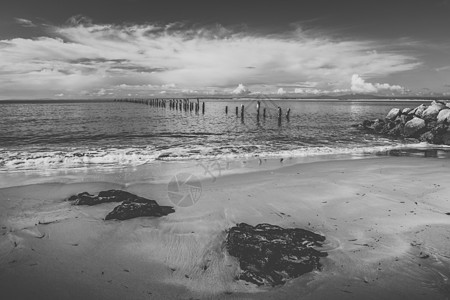 澳大利亚塔斯马尼亚州布里德波特美丽的海滩 布里波特海滩 海岸图片