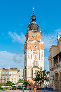 波兰Kraków主广场塔楼大厅 垂直光谱图片