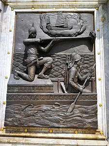 Ayutthaya的Naresuan国王纪念碑提供泰国历史古老的国家 精神 宗教图片