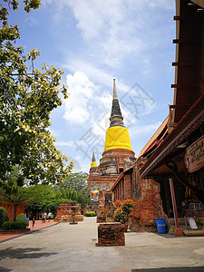 美丽的泰国庙宇 塔寺和佛典 祈祷 历史的 身体 文化图片