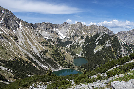 巴伐利亚州苏尔金鲁普的峰峰 团 假期 顶峰 阿尔卑斯山图片