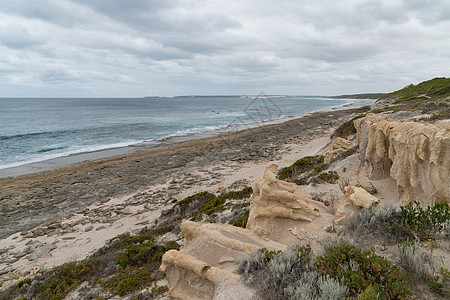 西澳大利亚州埃斯佩朗斯 云 水 海 兰斯 海岸图片
