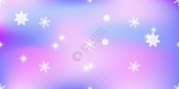 雪花柔紫色的活性背景 季节性的冬季收集图解 笑声 图片