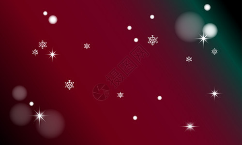 有白雪花的圣诞节背景 季节性的冬季收集图解 请查阅 图片