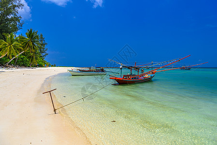 长尾船 马里布海滩 科霍潘干岛 苏拉塔尼 T图片