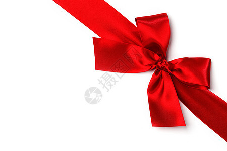 装饰性红沙丁鱼弓 圣诞节 庆典 丝绸 礼物 生日背景图片