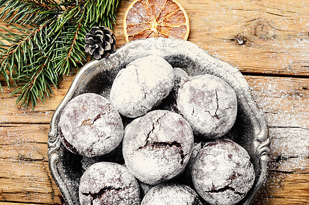 Xmas 曲棍球巧克力饼干 乡村 桌子 圣诞节 烘烤图片