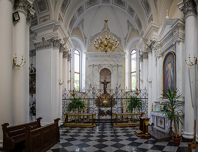 乌克兰敖德萨圣母玛利亚大教堂圣礼 福音派 大理石图片