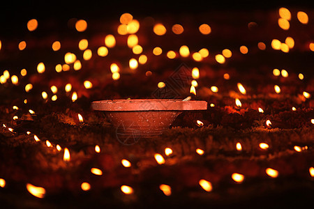 仪式Diwali灯背景图片