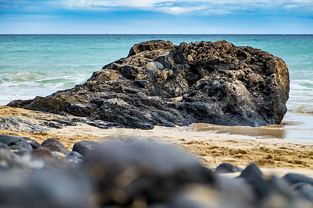 海滩 海浪 蓝色的 旅游 海岸线 绿松石 海岸 异国情调图片