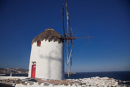 米科诺斯 希腊希腊 旅游 圣托里尼 村庄 海洋 假期 爱琴海图片