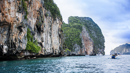 夏季泰国和平海景景观 月夏 图片