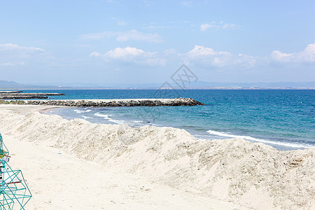 保加利亚波莫里海滨的美丽景色 天堂 美丽的 海浪图片