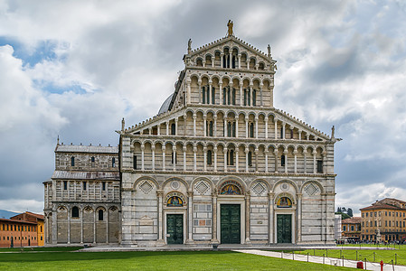 意大利比萨大教堂 托斯卡纳 意大利语 大理石 欧洲 吸引力图片