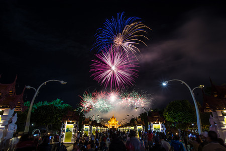 皇室2018年新年活动彩虹烟花 派对 寺庙 圣诞节图片