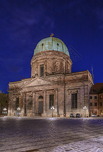 德国纽伦堡圣伊丽莎白 建筑 教会 欧洲 老的图片